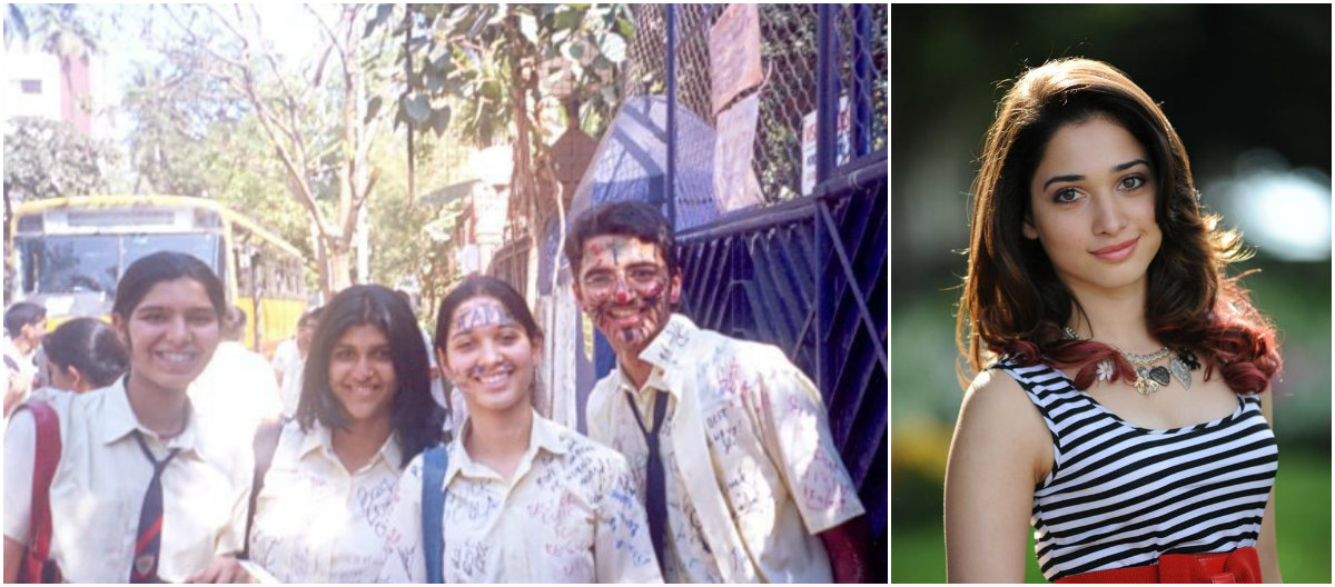 Tamanna Bhatia in school time