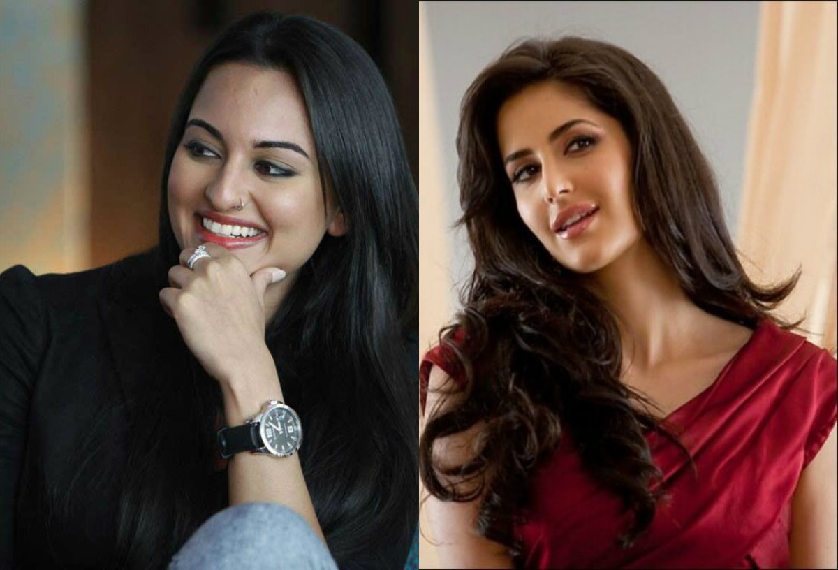 Katrina Kaif with Sonakshi Sinha