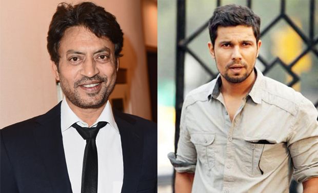 Irrfan Khan Randeep Hooda at an event
