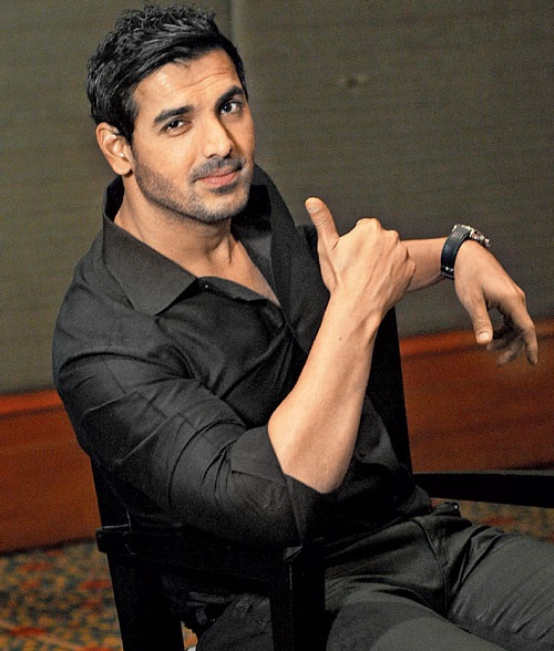 John Abraham in black