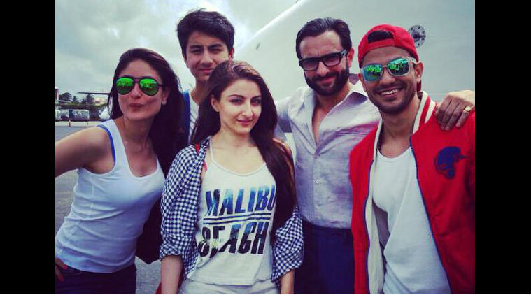 Saif Ali Khan, Kareena Kapoor, Soha Ali Khan And Kunal Khemu