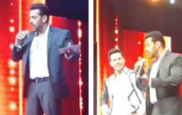 Salman Khan teasing Varun Dhawan