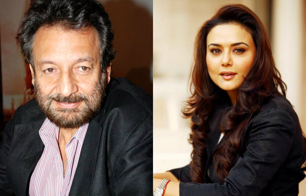 Preity Zinta with Shekhar Kapur