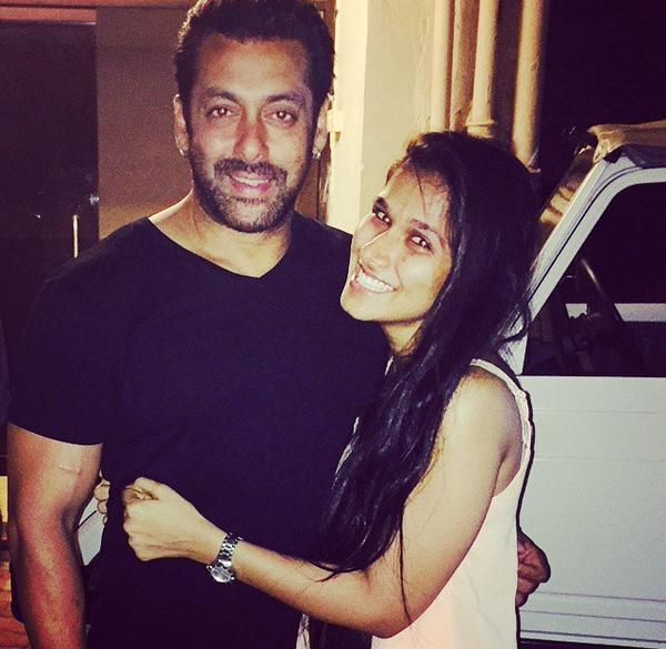 Salman Khan with a friend