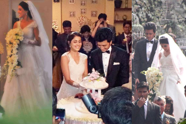 Riteish and Genelia wedding in church