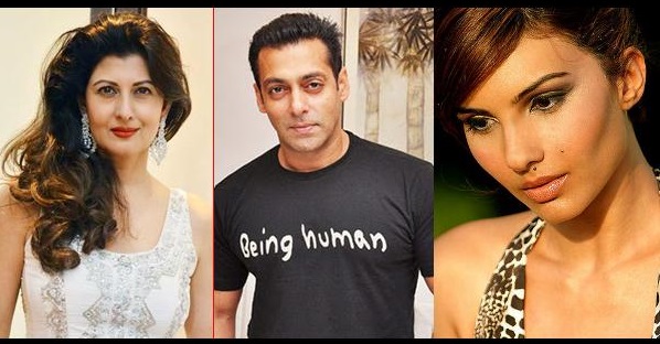 Salman Khan with his girlfriends