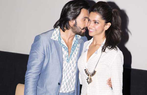 Ranveer Singh with Deepika Padukone