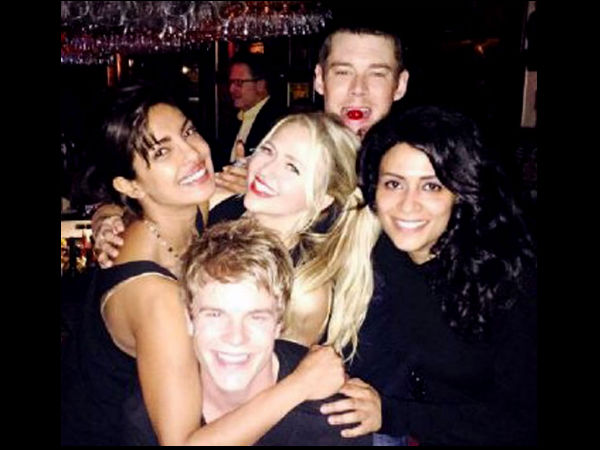 Priyanka Chopra partying with team 'Quantico' in Montreal.