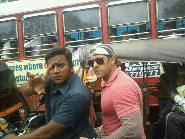 Salman Khan on bike