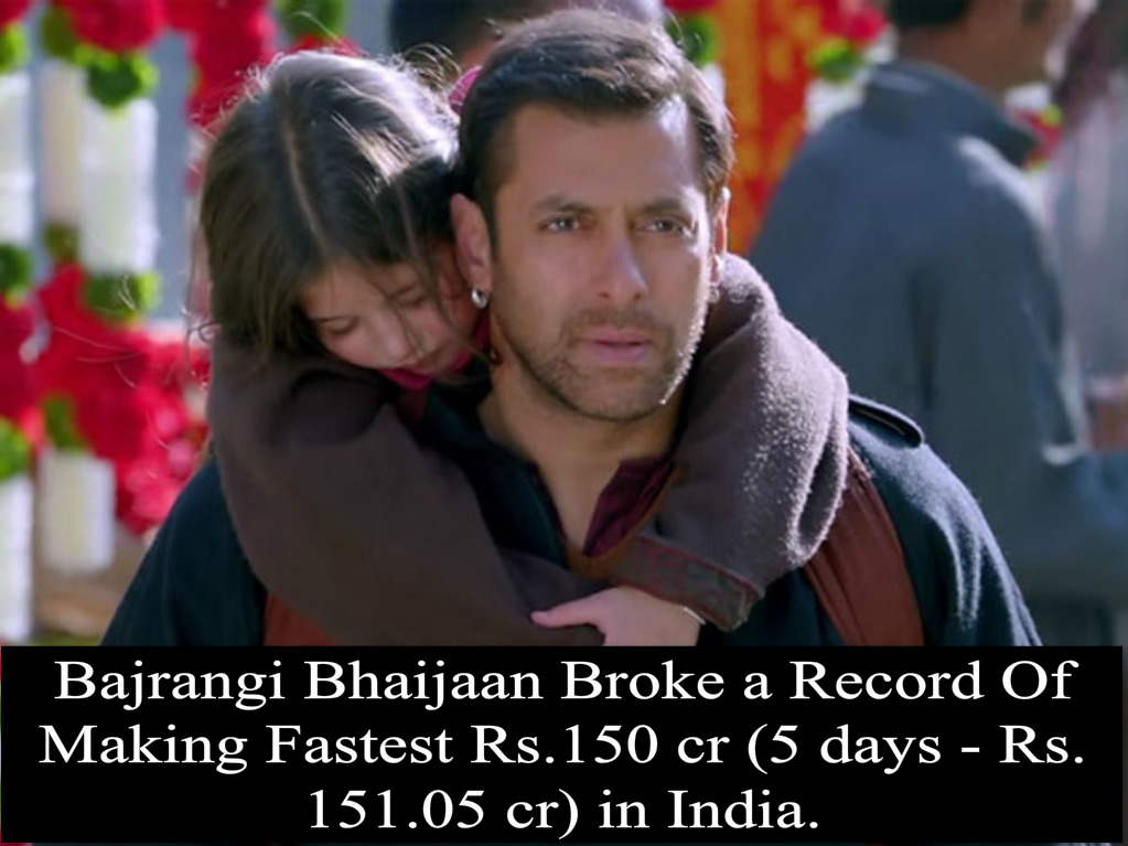Bajrangi Bhaijaan Box Office records