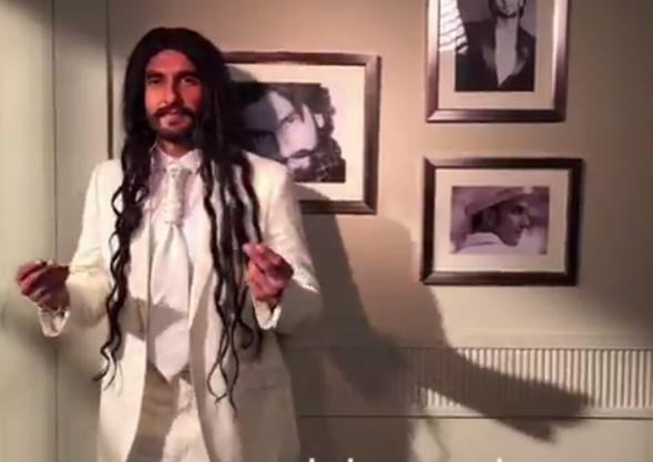 Ranveer Singh in a 'Taher Shah' avatar