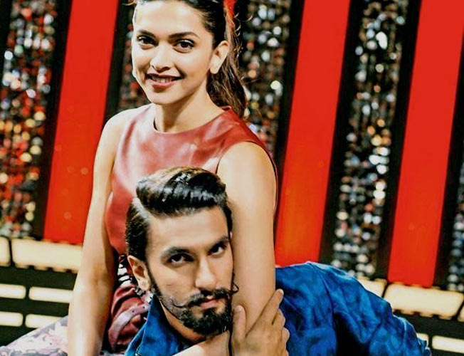 Ranveer Singh with Deepika Padukone