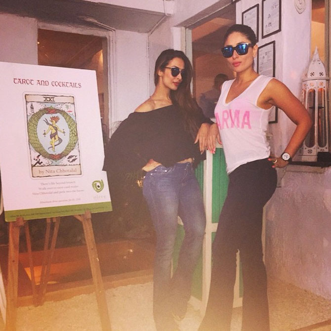 Malaika Arora Khan with Kareena Kapoor