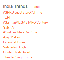 Shah Rukh Khan - Salman Khan