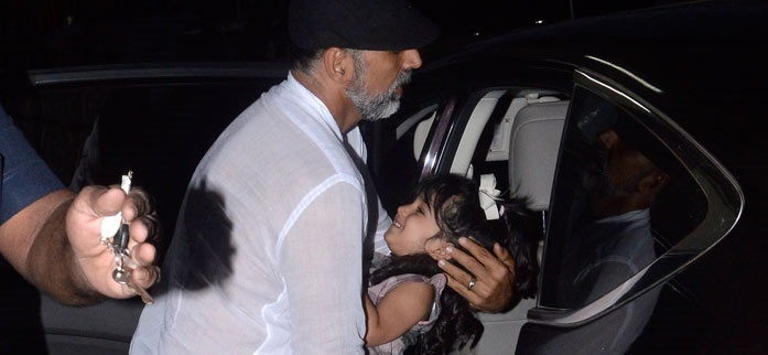 Akshay Kumar with Nitara
