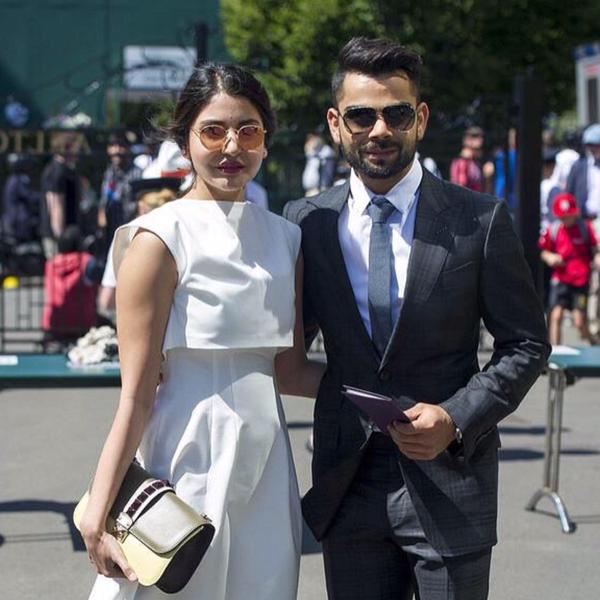 Anushka Sharma with Virat Kohli