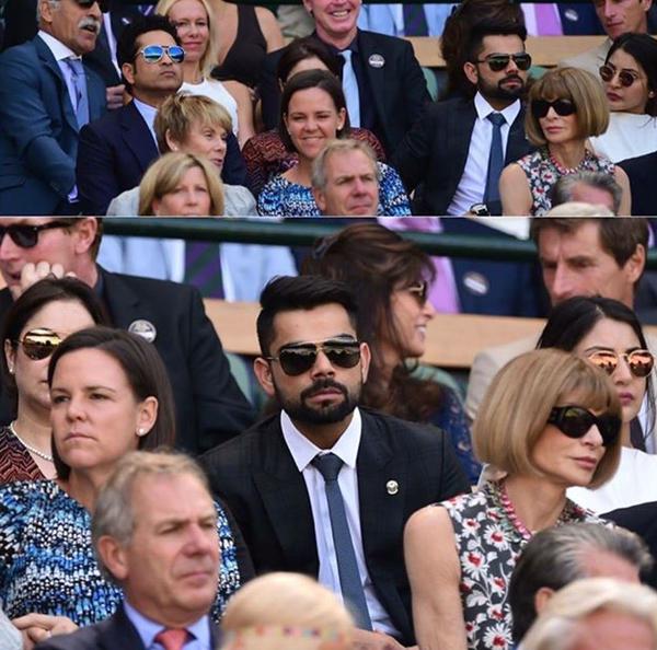 Anushka Sharma with Virat Kohli