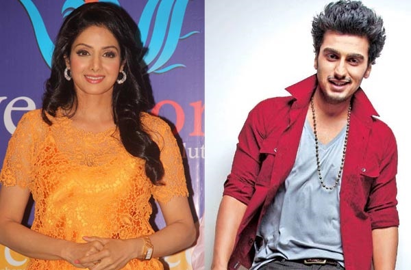 Arjun Kapoor and Sridevi