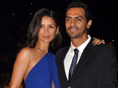Arjun Rampal and Mehr Jesia