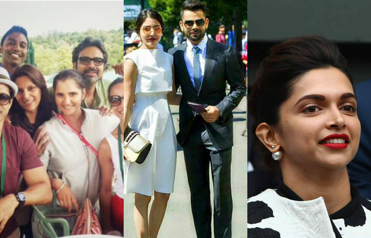 Bollywood celebrities at Wimbledon 2015