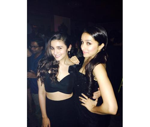 Alia Bhatt with Shraddha Kapoor
