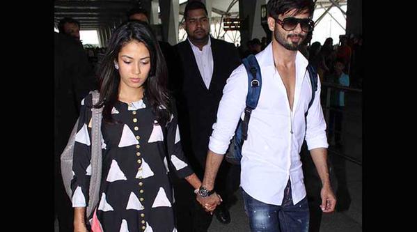 Shahid Kapoor and Mira Rajput