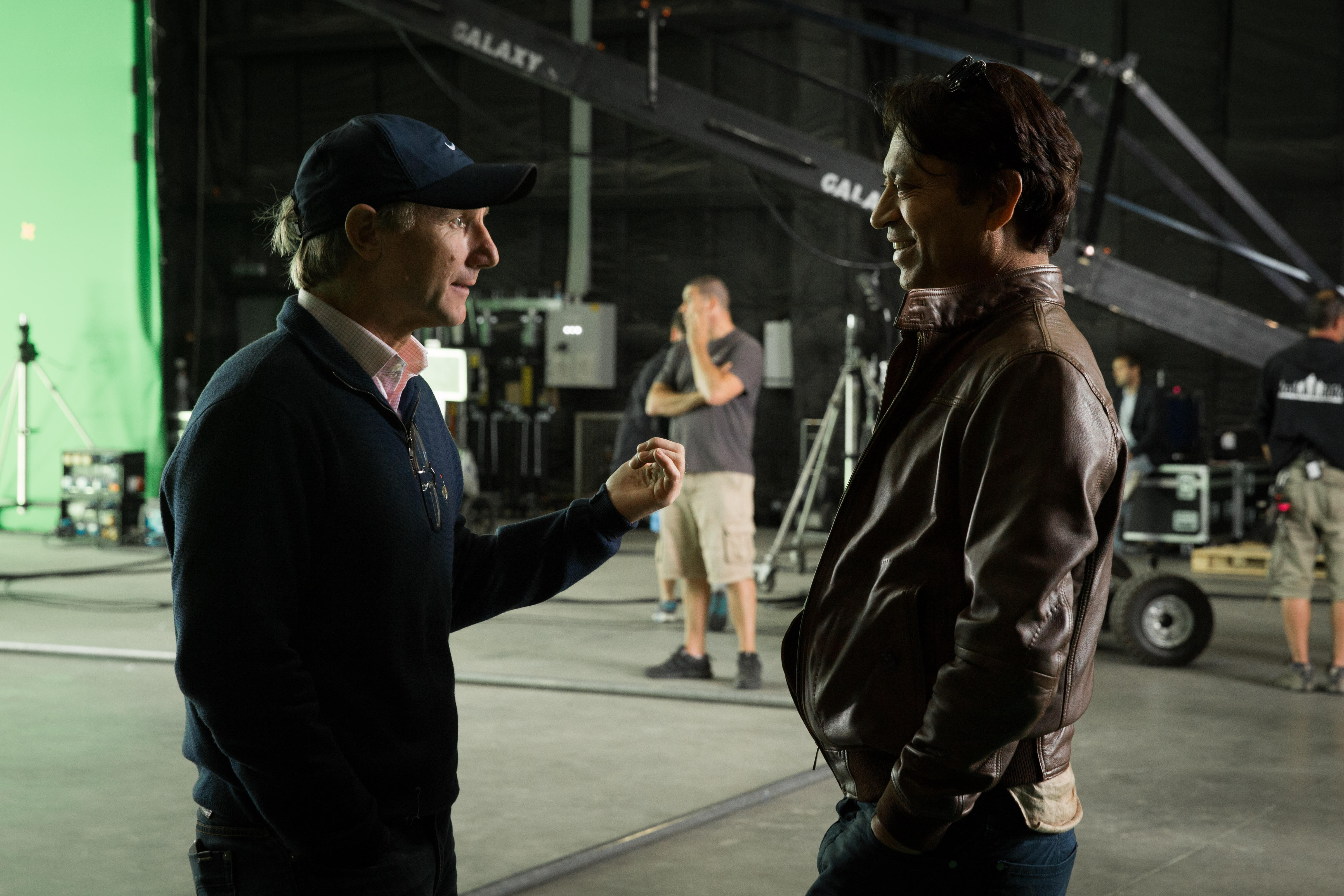 Irrfan Khan Dan Brown on Inferno sets