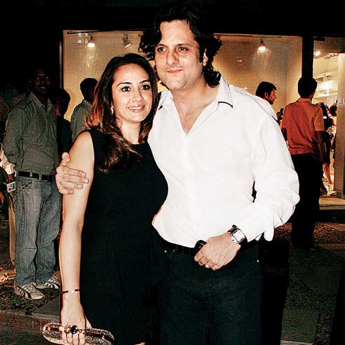 Fardeen Khan and Natasha Madhvani