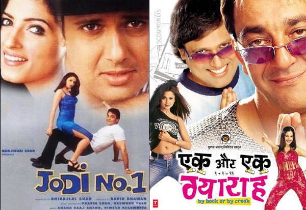 Sanjay Dutt and Govinda