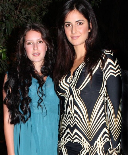 Isabel Kaif with Katrina Kaif