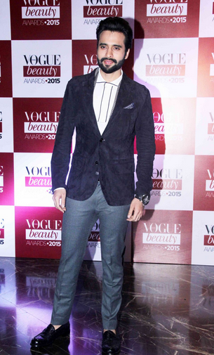 Jacky Bhagnani at the Vogue Beauty Awards 2015.