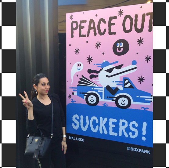 Karisma Kapoor's Instagram post.