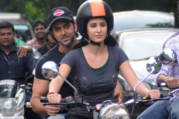 Katrina Kaif riding bike