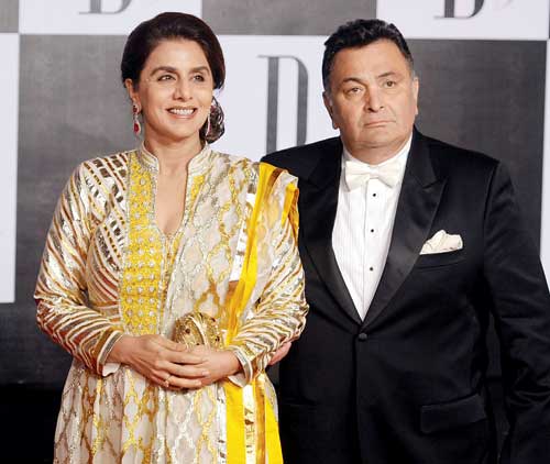 Neetu Kapoor and Rishi Kapoor