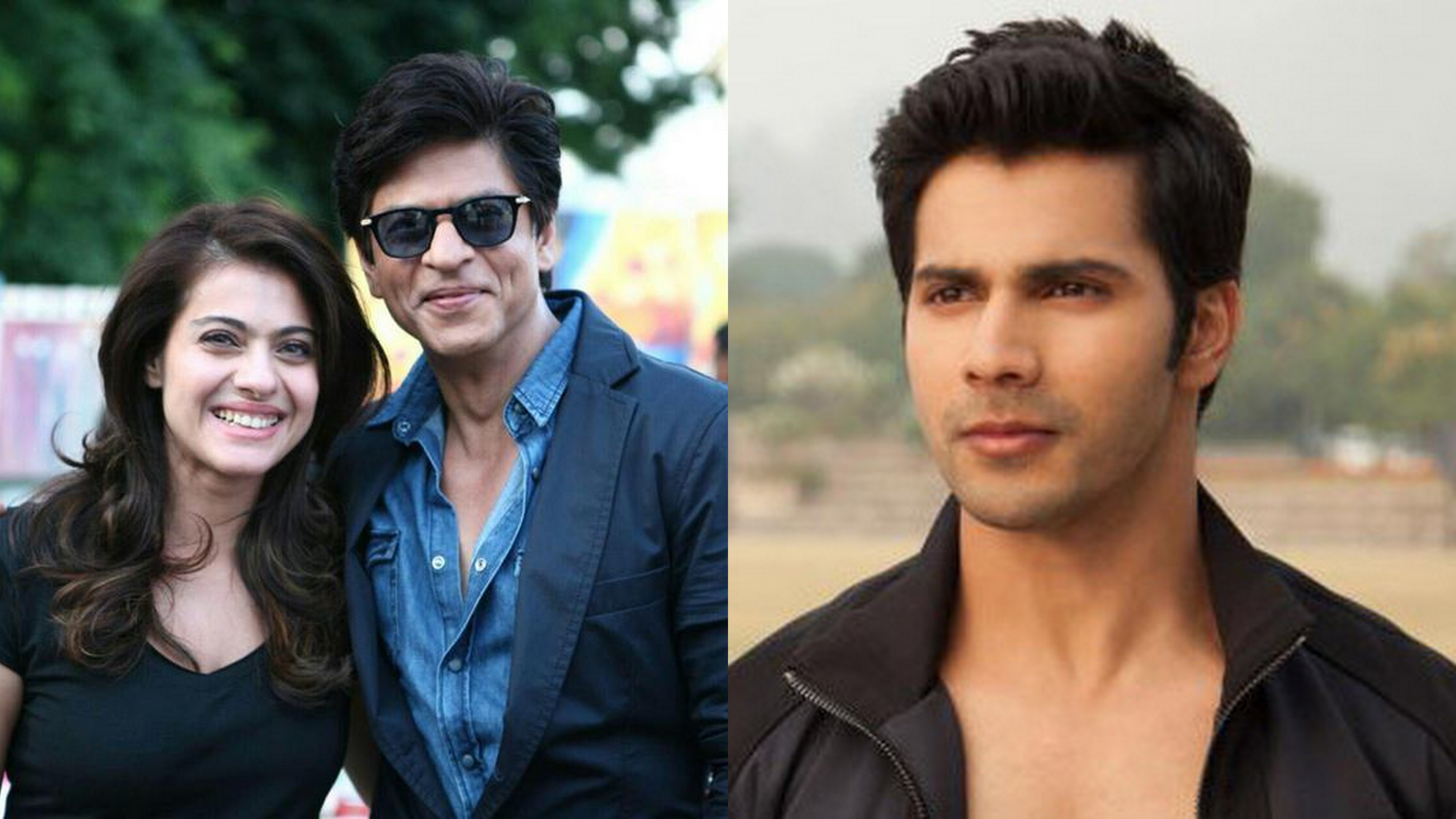 Varun Dhawan, Shah Rukh Khan and Kajol