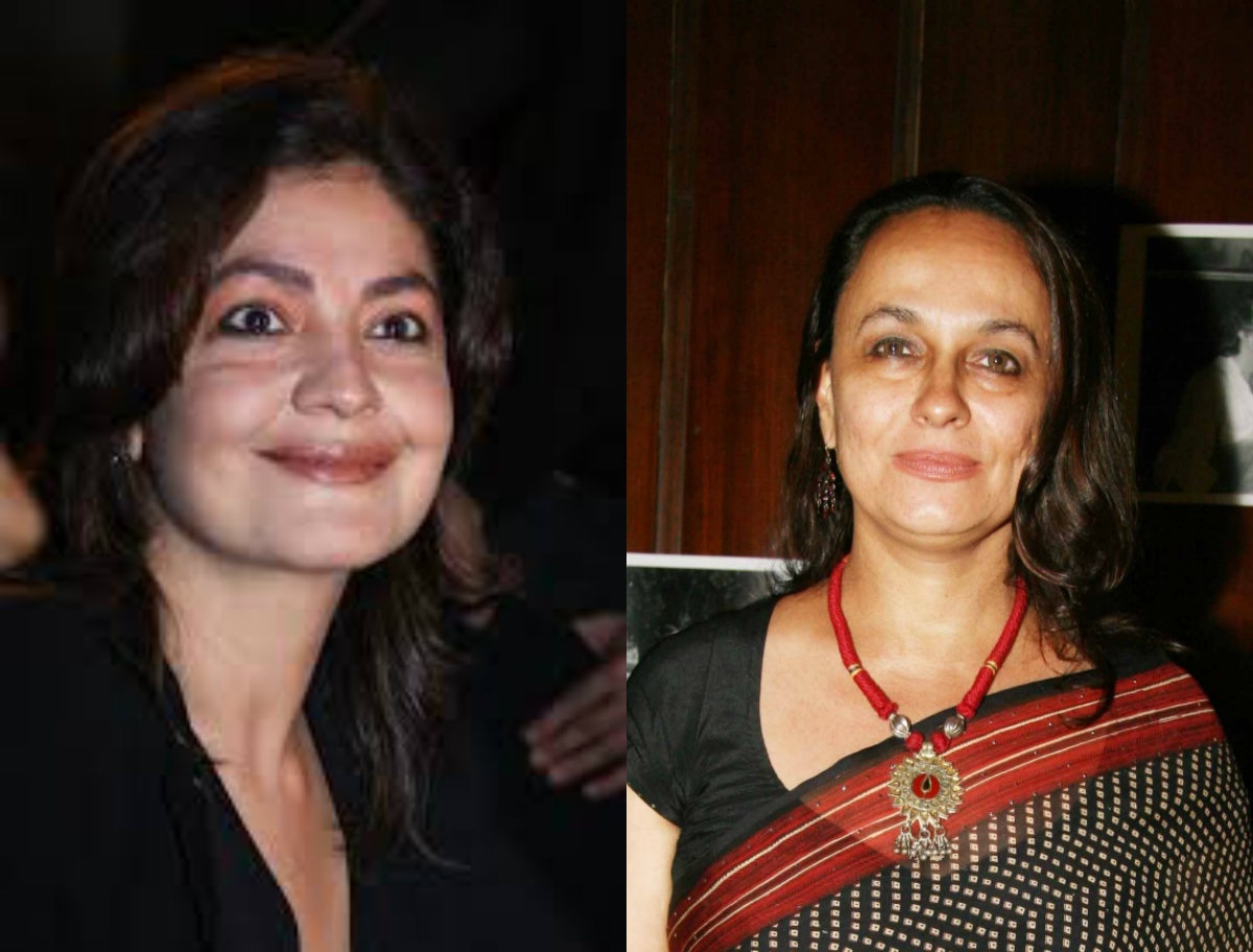 Pooja Bhatt with Soni Razdan