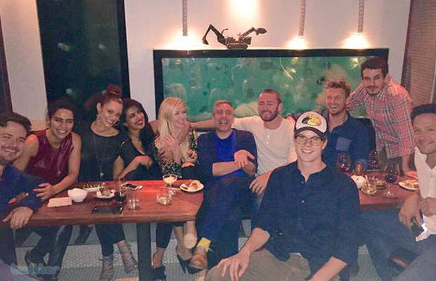 Priyanka Chopra partying with team 'Quantico' in Montreal.