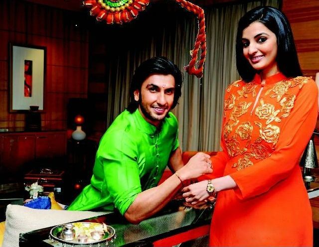 Ranveer SIngh with sister