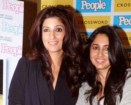 Rinke Khanna with Twinkle Khanna