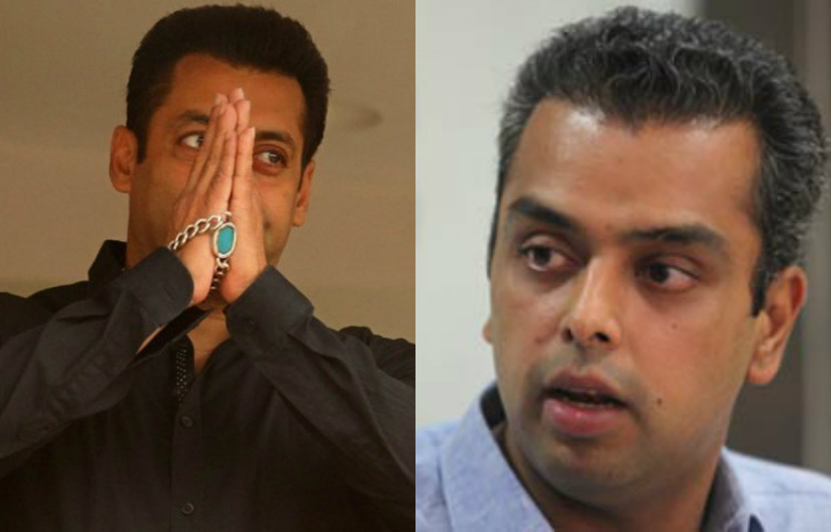 Salman Khan with Milind Deora