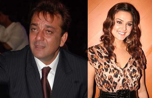 Sanjay Dutt and Preity Zinta
