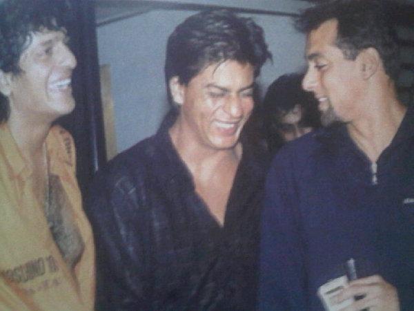 Shah Rukh Khan with Salman Khan