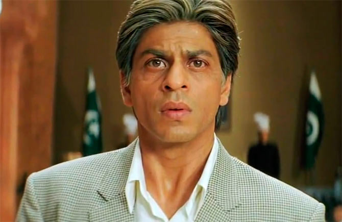 Shah Rukh Khan in Veer Zaara