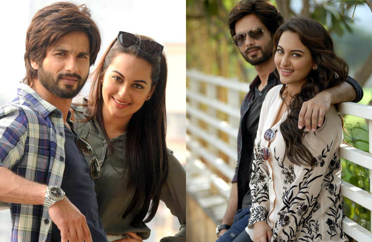 Shahid Kapoor with Sonakshi Sinha