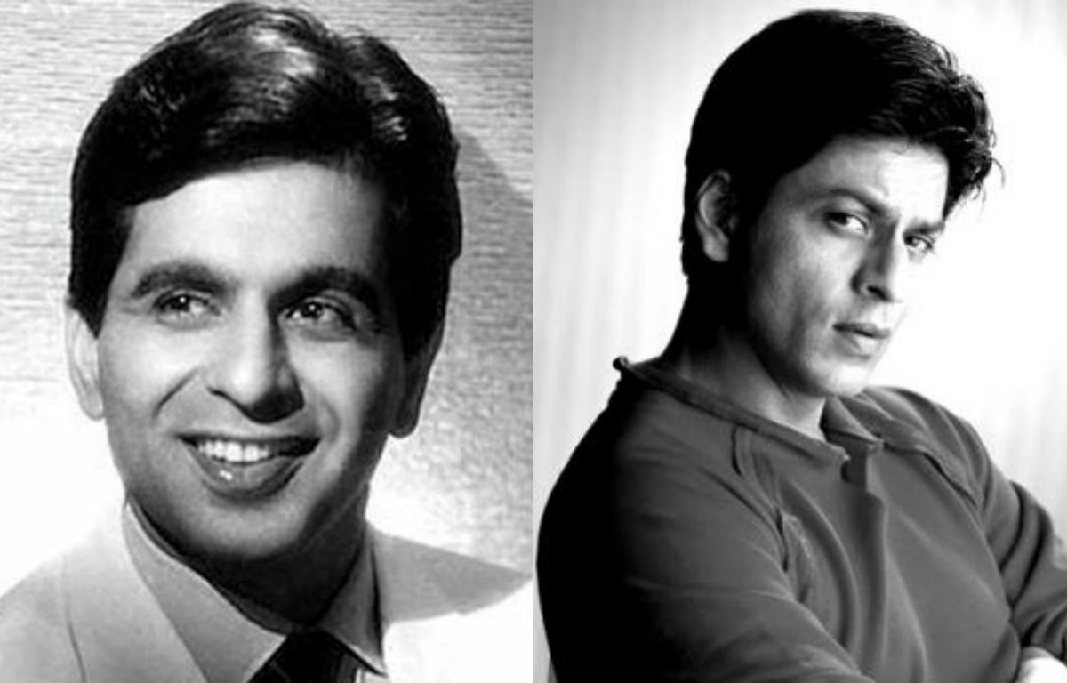 Shahrukh Khan and Dilip Kumar