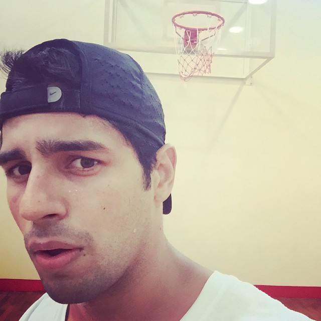 Sidharth Malhotra in cap