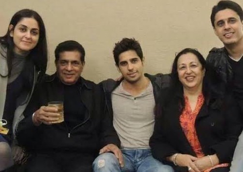 Sidharth Malhotra family