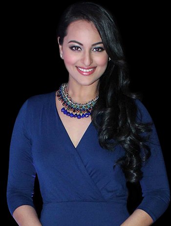 Sonakshi Sinha in blue