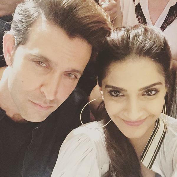 Sonam and Hrithik's selfie