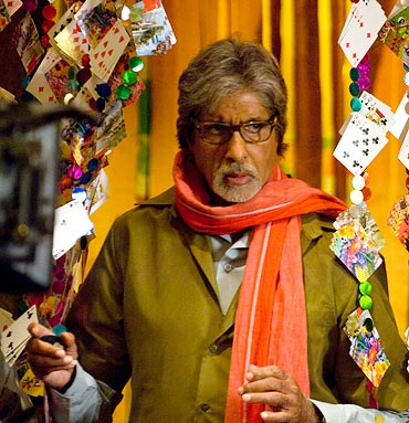 Amitabh Bachchan in Teen Patti